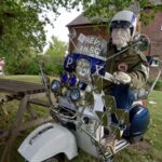 Scarecrow Rev Andy Scooting Around